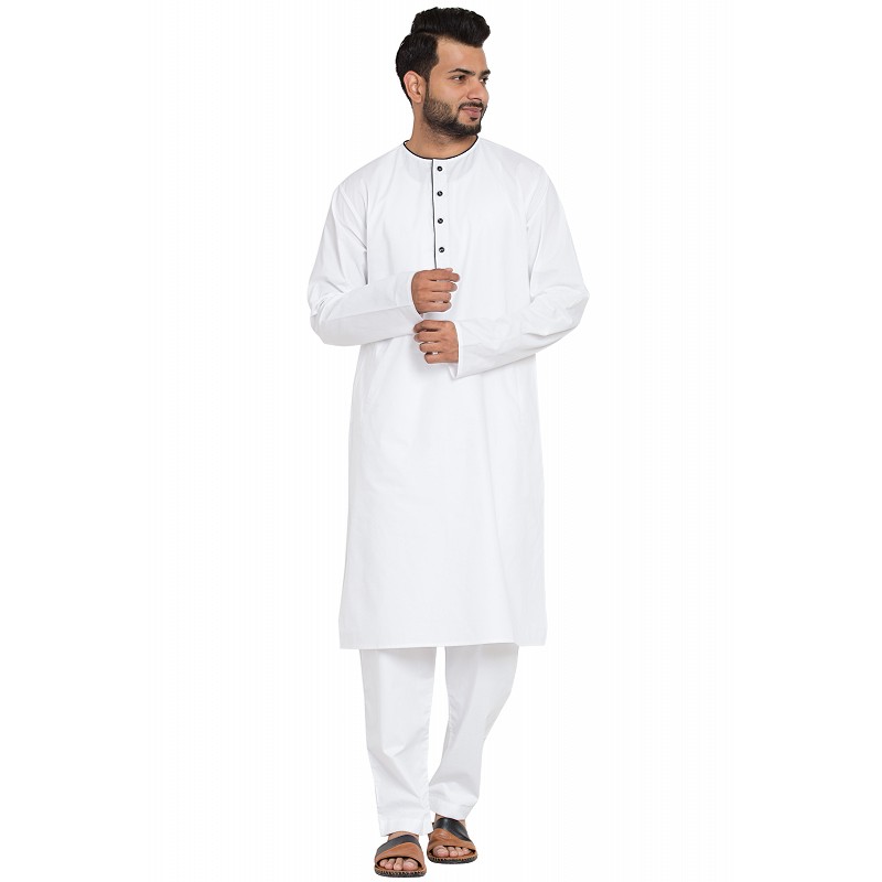 Kurta pajama sales neck design